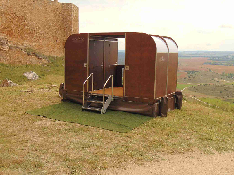 Remolque de baño para bodas